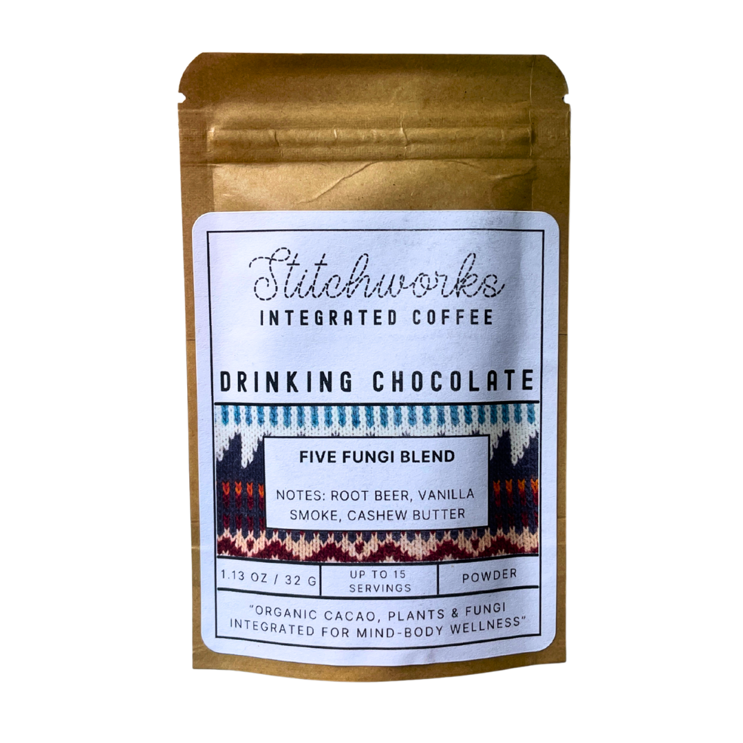 Five Fungi Blend Organic Drinking Chocolate